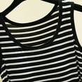 thumbnail image 6 of Seductiva Women's Slim-Fit Camisole Women Y2K Sleeveless Striped Spaghetti Strap Crop Tank Backless Slim Fit Aesthetic Going Out Tops Women with Chest Cushion Tank Summer Sleeveless Tops Womens Tops, 6 of 8