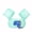 Light blue dinosaur, variant on Swimming Pool Floatation Jackets Toddler Swim Vest Cartoon Kids Swim Trainer Vest Swimming Aid Buoyancy Clothing