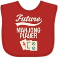 thumbnail image 3 of Inktastic Future Mahjong Player Boys or Girls Baby Bib, 3 of 4