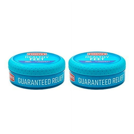 O'Keeffe's Healthy Feet Foot Cream, 3.2 ounce Jar (Pack of 2)