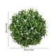 thumbnail image 3 of Bola de Flores Artificiales Colgantes Decorativa - Guirnalda Floral Artificial de 7.8 Pulgadas para Bodas | Navidad | Hogar | Patio | Jardín | Porche | Balcón, 3 of 7