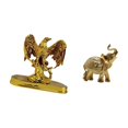 thumbnail image 4 of Escultura,Estatua de resina,figura decorativa para el hogar.,Esculturas de animales coleccionables,Figura de escritorio,Estante de estatua de elefante para escritorio,oficina,decoración del, 4 of 7