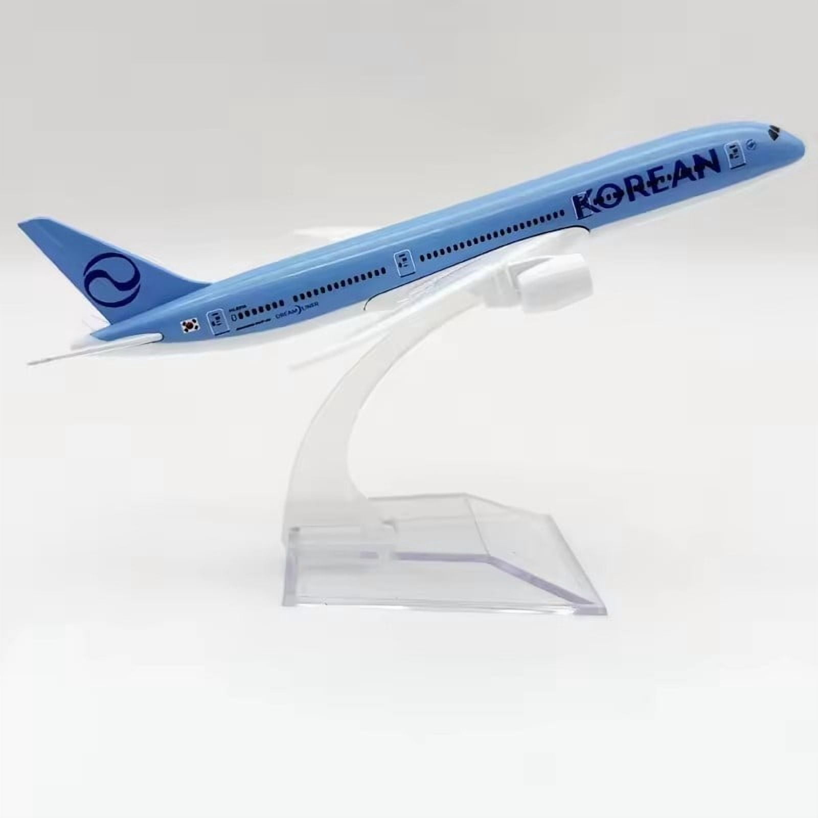 16cm Aircraft Models Air Korean Airlines Boeing 787 Scale Alloy Metal Diecast Airplane Model Korean Air Plane
