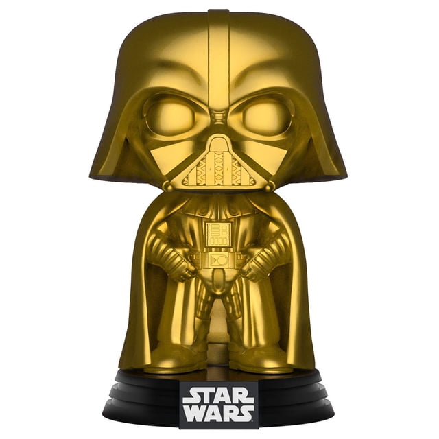 POP! Star Wars Darth Vader Gold Pop Vinyl Figure #157 Exclusive Funko -