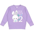 thumbnail image 2 of Inktastic Somebunny is Two-second Birthday Bunny Toddler Sweatshirt, 2 of 4