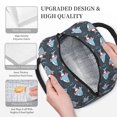 thumbnail image 3 of Disketp Shark Wearing Swim Ring Bolsa Térmica para Almuerzo, Lonchera con Abertura Amplia y Gran Capacidad, Organizador Reutilizable para Mujeres, Hombres y Adultos, 3 of 6