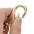 thumbnail image 3 of Raindrops 4 Pcs Swivel Lobster Claw Clasp Trigger Snap Hooks For Straps Bags Belting Leathercraft Purse Making Macrame Lanyard Clips Golden, 3 of 8