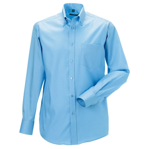 Russell Collection Mens Long Sleeve Ultimate Non-Iron Shirt