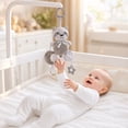 thumbnail image 5 of Kiddiway Baby Hanging Teether Toy with Soothing - Cute Plushies & Plush Figurine, Baby Car Toys & Stroller Toys, BPA-Free Teether, Sensory Play, Crib Stroller Attachable, Newborn,c, 5 of 6