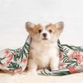 thumbnail image 4 of Yiaed Lilies Flowers Print Dog Blankets-Cat Blanket Washable for Couch Protection,Puppy Blanket, Soft Plush Reversible Throw Furniture Protector-, 4 of 8