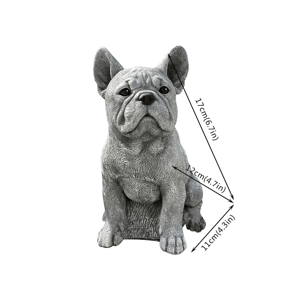 Dog Gifts Garden Decor Dog Statue Outdoor for Patio Garden Lawn Decor
