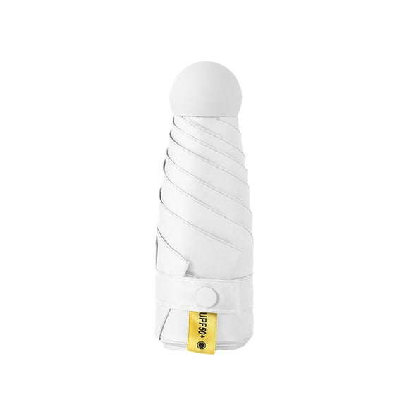 Inteprter Paraguas lluvioso Mini sombrilla Protección solar Suministros para exteriores Ligero De moda Estilo simple Atractivo Pequeño Type11 NO11
