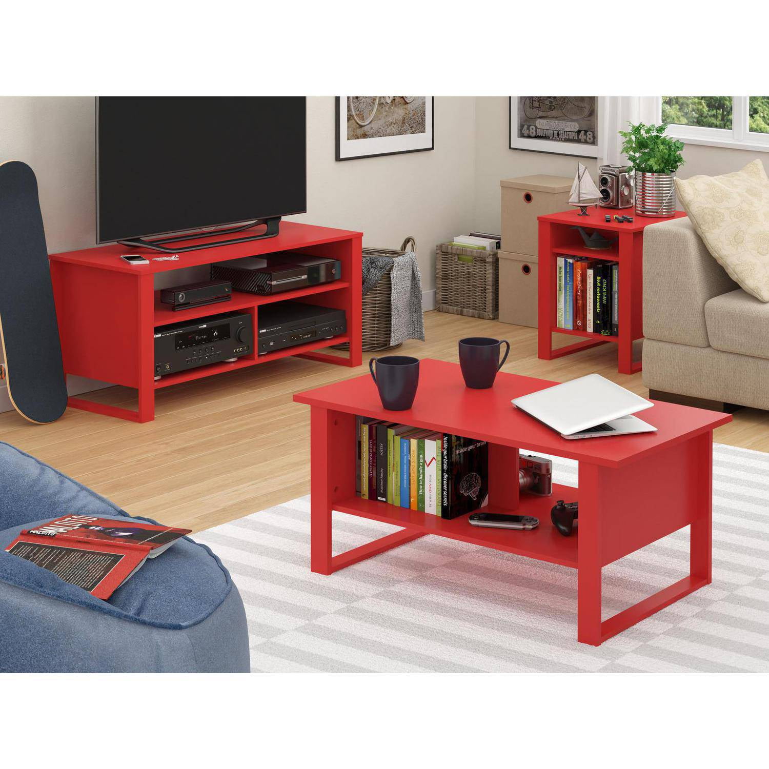 Mainstays Side Table Multiple Colors Com