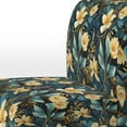 thumbnail image 4 of Designart "Twilight Serenity In The Tropics I" Chaise d'Appoint Tropicale Dorée - Fauteuil Tropical pour Chambre, 4 of 7