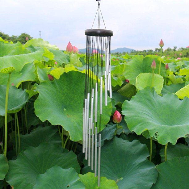 18 tubos Wind Chime Yard Garden Outdoor Living Wind Chimes Decor (plateado) Ndcxsfigh Nuevos Originales