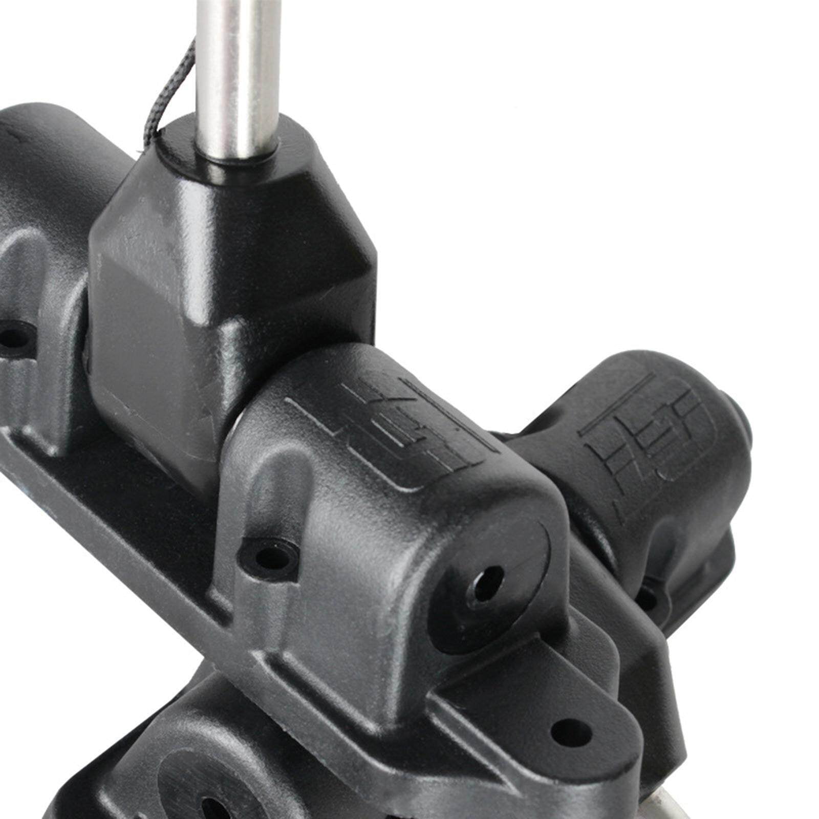 Lot De 2 Supports De Rame Pour Bateau – Plastique Résistant, Noir/jaune, Pour Kayak, Canoë, Canne à Pêche