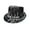 B-Black, variant on Sun Visors for Women Sun Hat for Women Colorful Sequined Bucket Shiny Fashion Cowboy Bucket Hat Gold