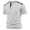 thumbnail image 5 of Men's Slim Fit Shirts Stylish Casual Short Sleeve Easy Care Athletic Top for Everyday Wear, 5 of 6
