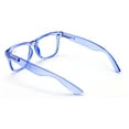thumbnail image 3 of 2 Pairs Transparent Neon Color Deluxe Reading Glasses - Comfortable Stylish Simple Readers Magnification +3.75, 3 of 4