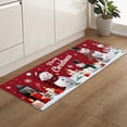 thumbnail image 5 of Kitchen Rugs and Mats Set of 1 Merry Christmas Snowman Snowflake Xmas Kitchen Sink Mat,Non-Slip Area Runner Rug,Washable Floor Mat for Home Dining Room Office 20"x47", 5 of 6