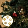 thumbnail image 3 of GOOHOCHY 1 Juego de Tapas Compactas para Colgantes de Bolas Navideñas, Material para Manualidades, Piezas para Colgar Bolas en el Árbol de Navidad, 3 of 8