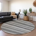 thumbnail image 3 of Addison Rugs Premium Machine Washable Mayfield  Gray 8' x 8' Round Rug, 3 of 6