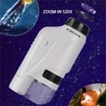 thumbnail image 4 of Pocket Sized Microscope - With LED Light, Portable & High Definition, Suitable for Children & Students, Observe Microorganisms, 4 of 6