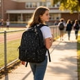 thumbnail image 5 of Zecgelong Starry Print Backpack Large Capacity Lightweight Student Commute Daypack Multicolor, 5 of 5