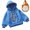 Blue, variant on Kids' Pullover Hoodie Long Sleeved Jacket Outerwear Top Pullover Shirts ,Size 8T , Black