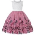 thumbnail image 1 of Beadeez Robe de Mariage Vintage en Dentelle Brodée pour Filles Fête d'Anniversaire Princesse, 1 of 2