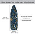thumbnail image 5 of HELLHERO Dark Navy Blue Floral Ironing Board Cover, Yellow and White Wildflower Botanical Print, Heavy Duty, 5 of 5