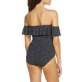 thumbnail image 2 of Tommy Bahama Sea Swell Off-the-Shoulder One-Piece Swimsuit, Black, 12, 2 of 2