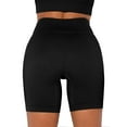 thumbnail image 5 of BadPiggies Women's Stretch Biker Shorts High Waist Yoga Shorts Tummy Control Athletic Running Tights Pants (S, Black), 5 of 5