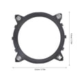 thumbnail image 2 of OUNONA 2-Pack Black ABS CPU Fan Base Heatsink Accessories Compatible with Tower and Air Cooler Systems, 2 of 8