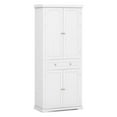 thumbnail image 1 of Costway 72" Freestanding Kitchen Pantry Cabinet 4 Doors Storage Cupboard Shelves Drawer, 1 of 10