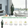 thumbnail image 4 of Topbuy 3FT Artificial Tiger Plant Faux Agave Fake Sansevieria for Indoor-Outdoor Decoration, 4 of 6