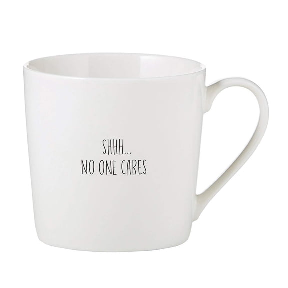 Christian Brands D2216 Shhh ..No One Cares Café Mug