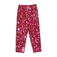 thumbnail image 4 of Bingfone Pajamas For Women,Pink Glitter Pajama Pants With Pockets-Large, 4 of 9