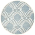 thumbnail image 4 of Safavieh Chatham 6' X 9' Hand Tufted Wool Rug in Blue and Ivory, 4 of 9