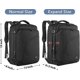 thumbnail image 4 of MATEIN Carry on Backpack Extra Large Travel Backpack Expandable Airplane Approved Weekender Bag for 26s, 4 of 4