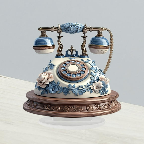 Letrero acrílico Macarena teléfono retro 23 cm