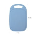 thumbnail image 3 of Blasgw Cutting Board Reversible Easy Grip Handle Grooves Dishwasher Safe Kitchen Chopping Boards Meat Veggies Black Blue, 3 of 6