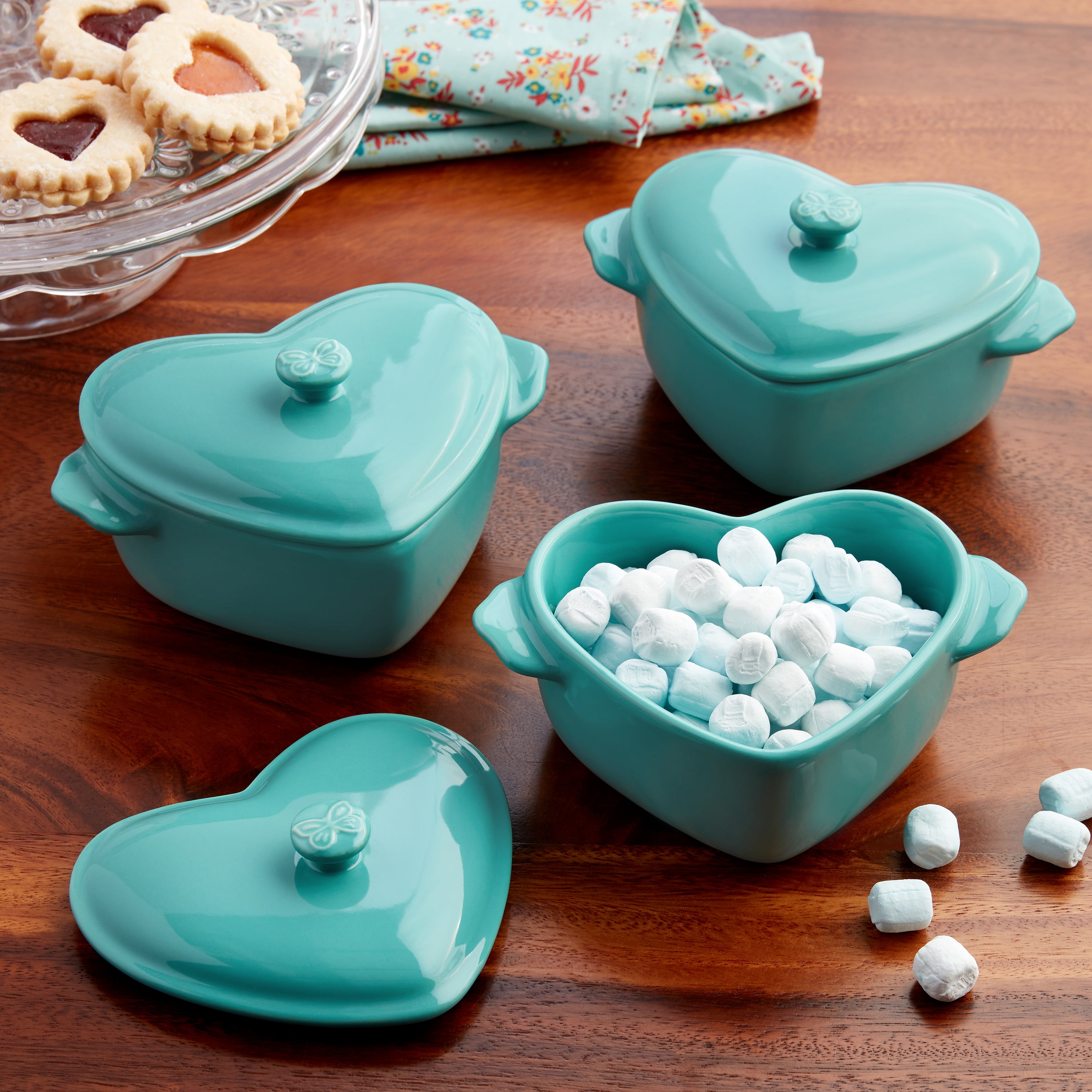  Pioneer Woman Mini Casserole with Lid (14.4 of, Teal