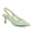 Green, variant on XYD XYD Women Pointy Toe Slingback Pumps Rhinestones Studded Mesh Low Heels Party Evening Shoes Size 7 Blue