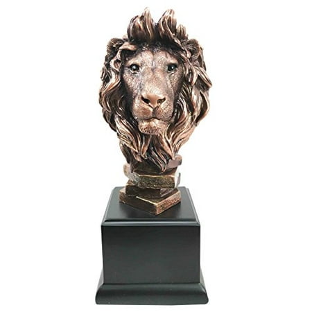 King Of The Jungle African Lion Pride Bust Bronze Electroplated Figurine Statue Savanna Animal Kingdom Great Gift For Nature Lovers Beautiful Home Decor (Best Startups In South Africa)