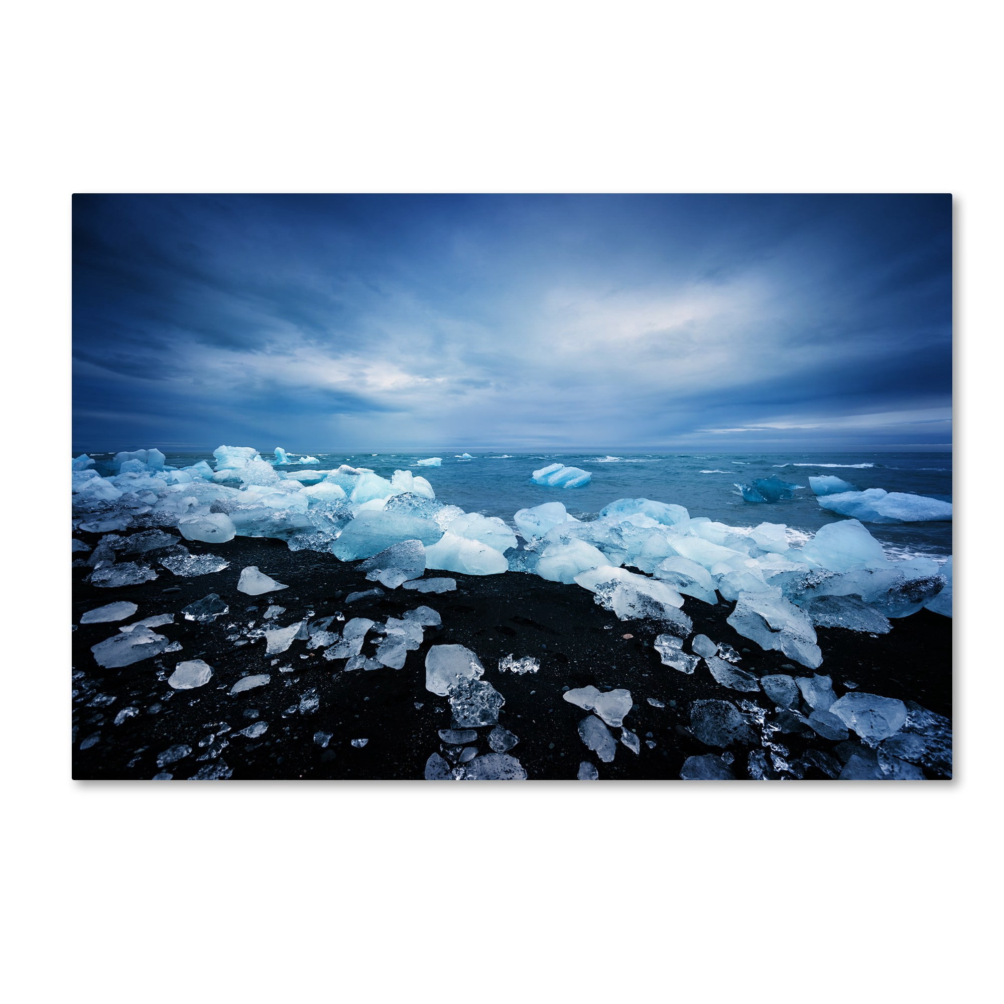 Trademark Fine Art 'Land of Ice' Canvas Art by Philippe Sainte-Laudy