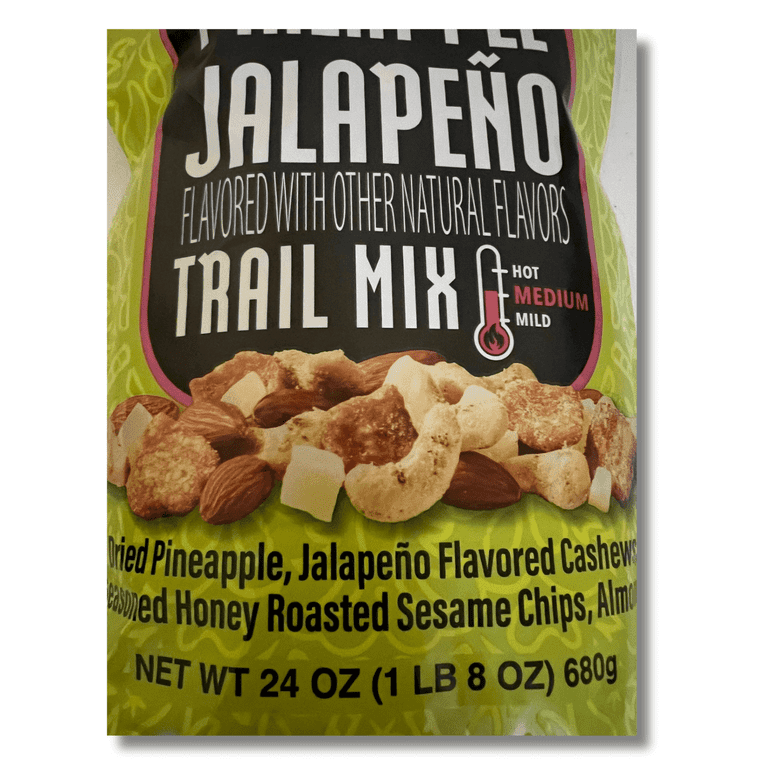 Hoody's Pineapple Jalapeño Trail Mix, Spicy Sweet Snack Mix, 24 oz