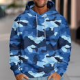 thumbnail image 2 of LOVZFMLL Essentials Hoodie for Men, Camo Casual Loose Fit Hooded Sweatshirt with Drawstring Pockets Fall Clothes Pullover Tops, 2 of 5