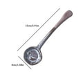 thumbnail image 2 of Rustic Stoneware Coffee Spoon for Tea, Dessert & Jam, 6-Inch Ceramic Stirring Spoon, 2 of 6