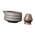thumbnail image 4 of Ceremonial Matcha Bowl con soporte para el bateador Matcha Batchisk Stand Glazed Handmaded para Matcha Latte Family Gifts Amantes de té Amantes de té Amarillo, 4 of 8